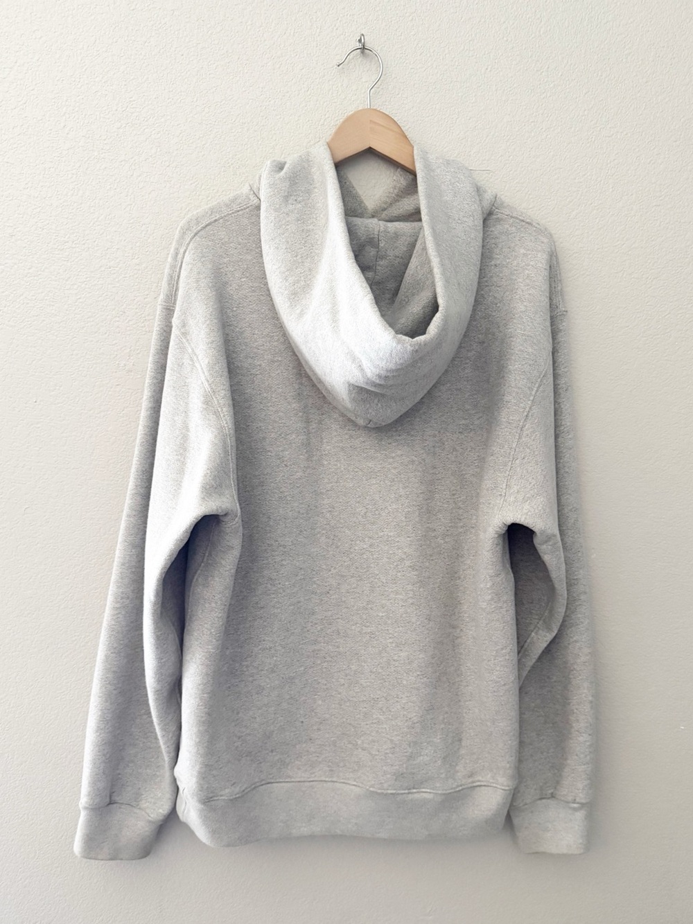 Madhappy Bow Fleece Hoodie Sweatshirt Med Grey Cotton Oversized Casual Street - Picture 2 of 8